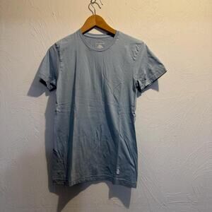 vintage 2000s boxy light blue polo tee